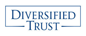 Diversified Trust Logo in blue with box