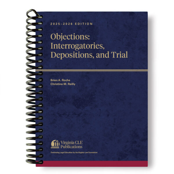 Objections 2025-26 Edition; picture of blue spiral-bound book