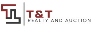 T&T Realty Logo in black and red